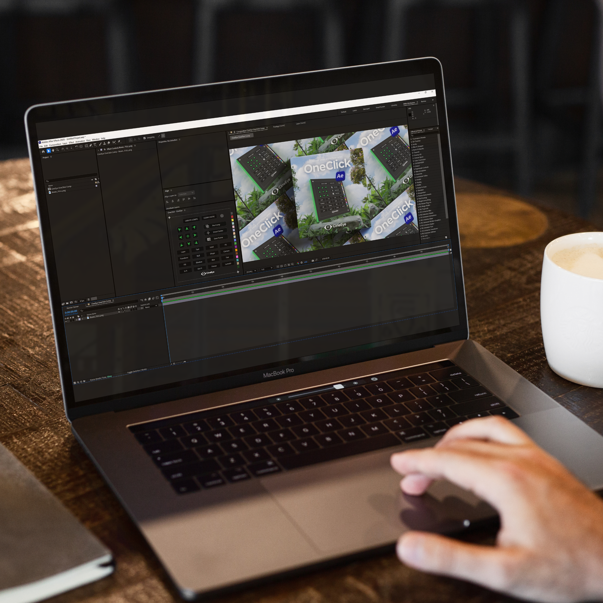 OneClick - After Effects Plugin