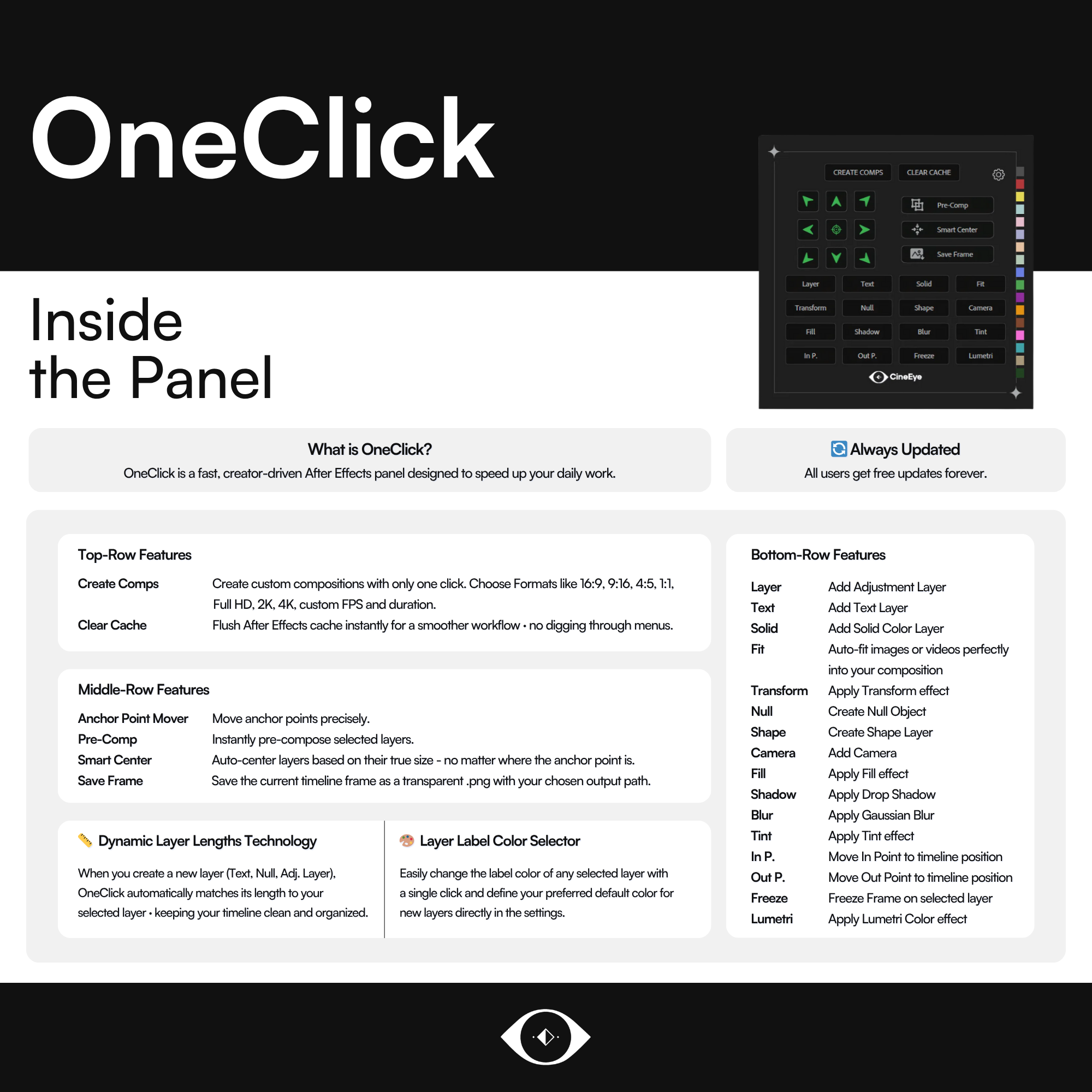OneClick - After Effects Plugin